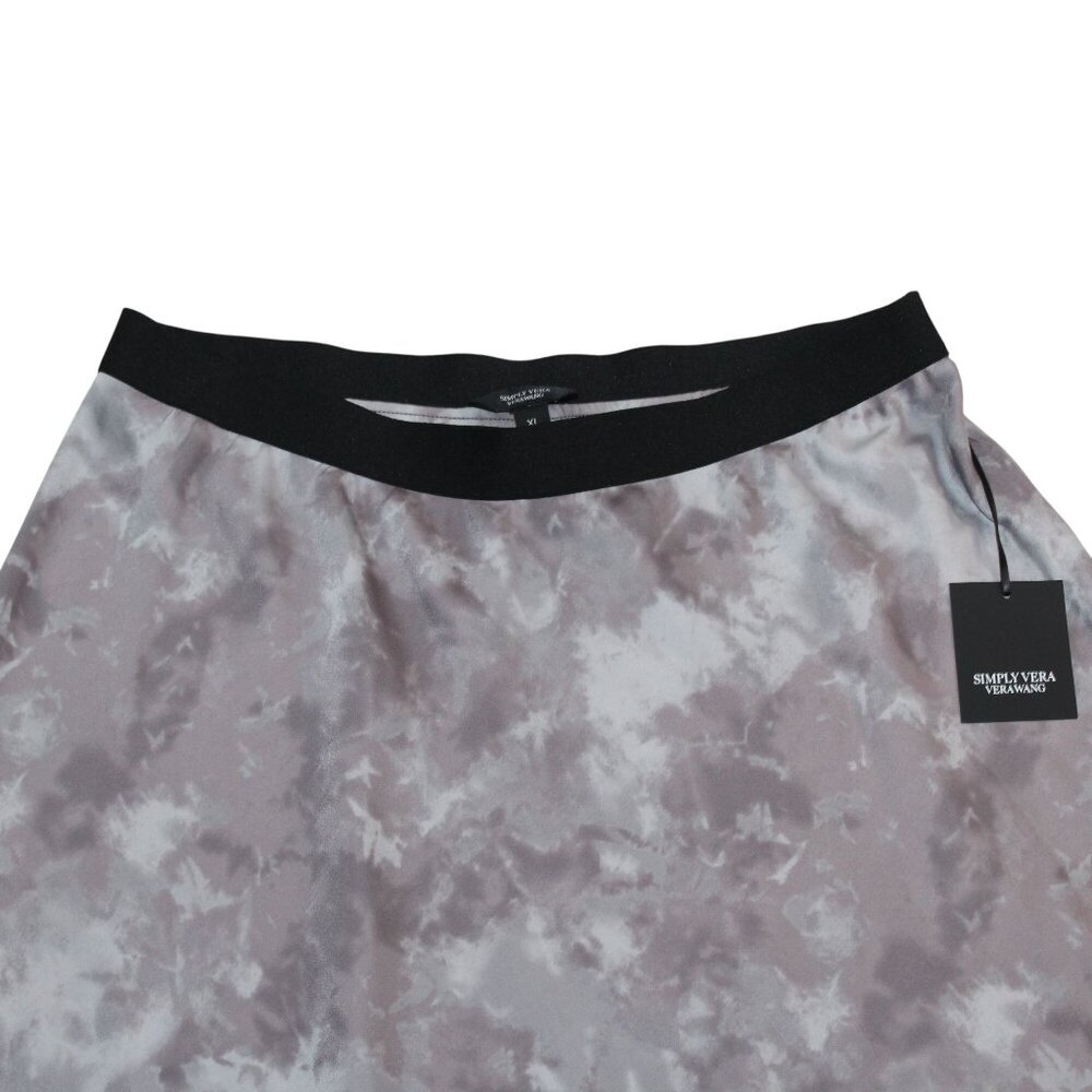 NWT Simply Vera Size XL Vera Wang Modern Multicolored Stretch Skirt Romantic - Picture 4 of 9